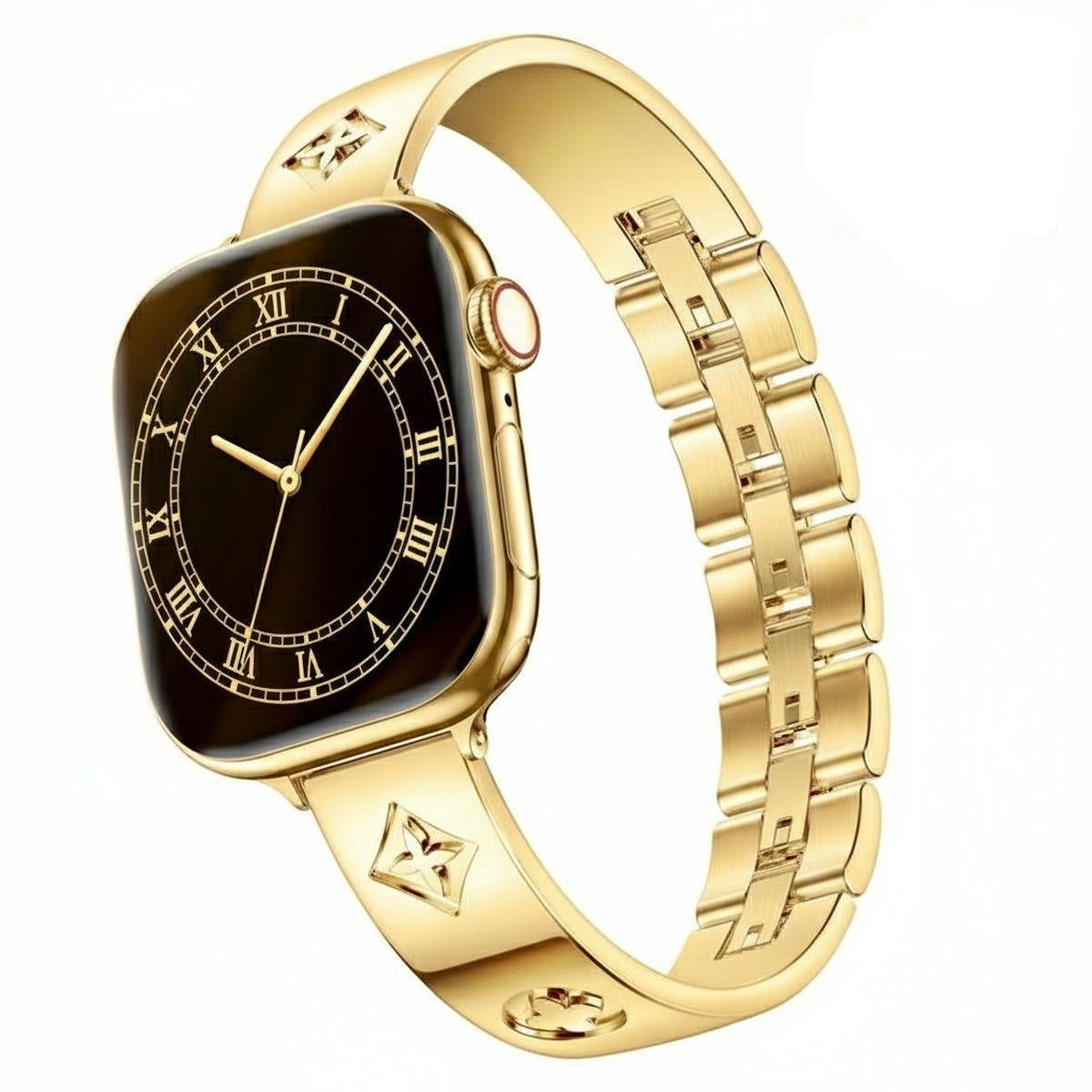Four-Leaf Clover Pattern Bracelet Style 316L Stainless Steel Suitable For All Apple Watch Series Cd12Max Watch Bands