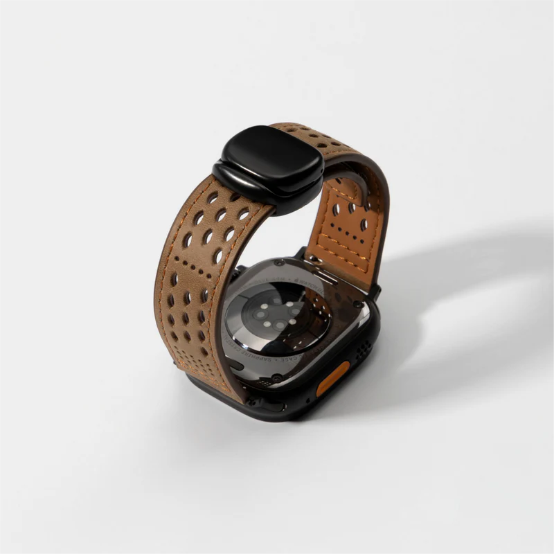 Breathable Leather Band for Apple Watch