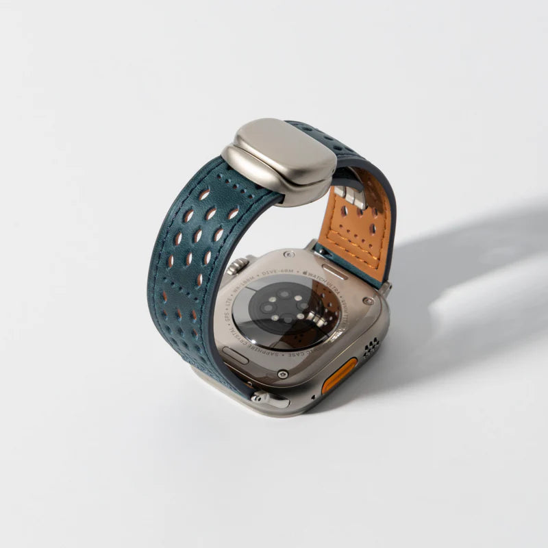 Breathable Leather Band for Apple Watch