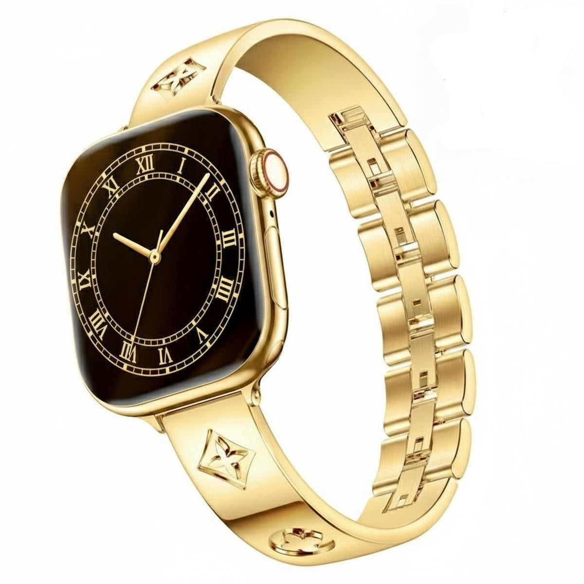 Four-Leaf Clover Pattern Bracelet Style 316L Stainless Steel Suitable For All Apple Watch Series Cd12Max Watch Bands